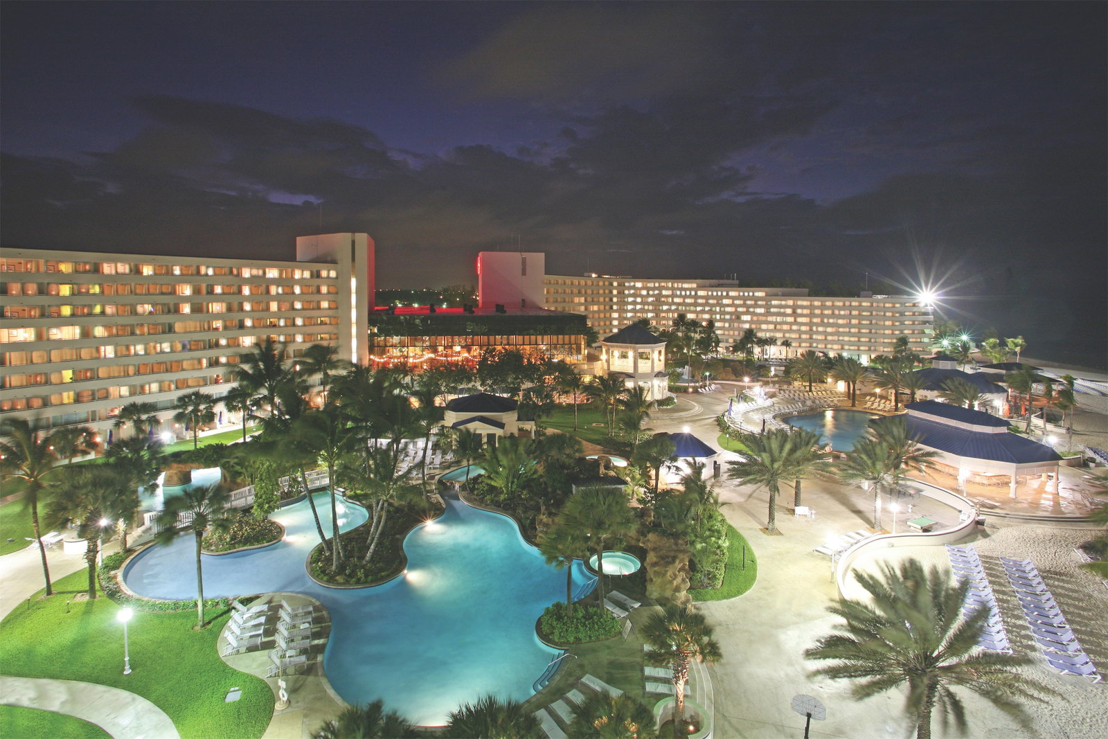 Nassau — BSNAS - Nassau - Sheraton Nassau Beach Resort At Night - ©The Islands Of The Bahamas.jpg