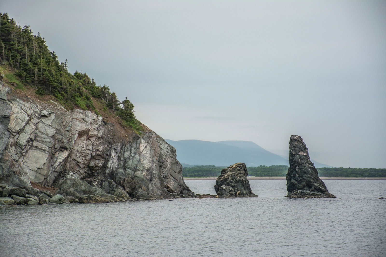 Skipping Rocks, Cabot Trail Road, Nova Scotia, Canada