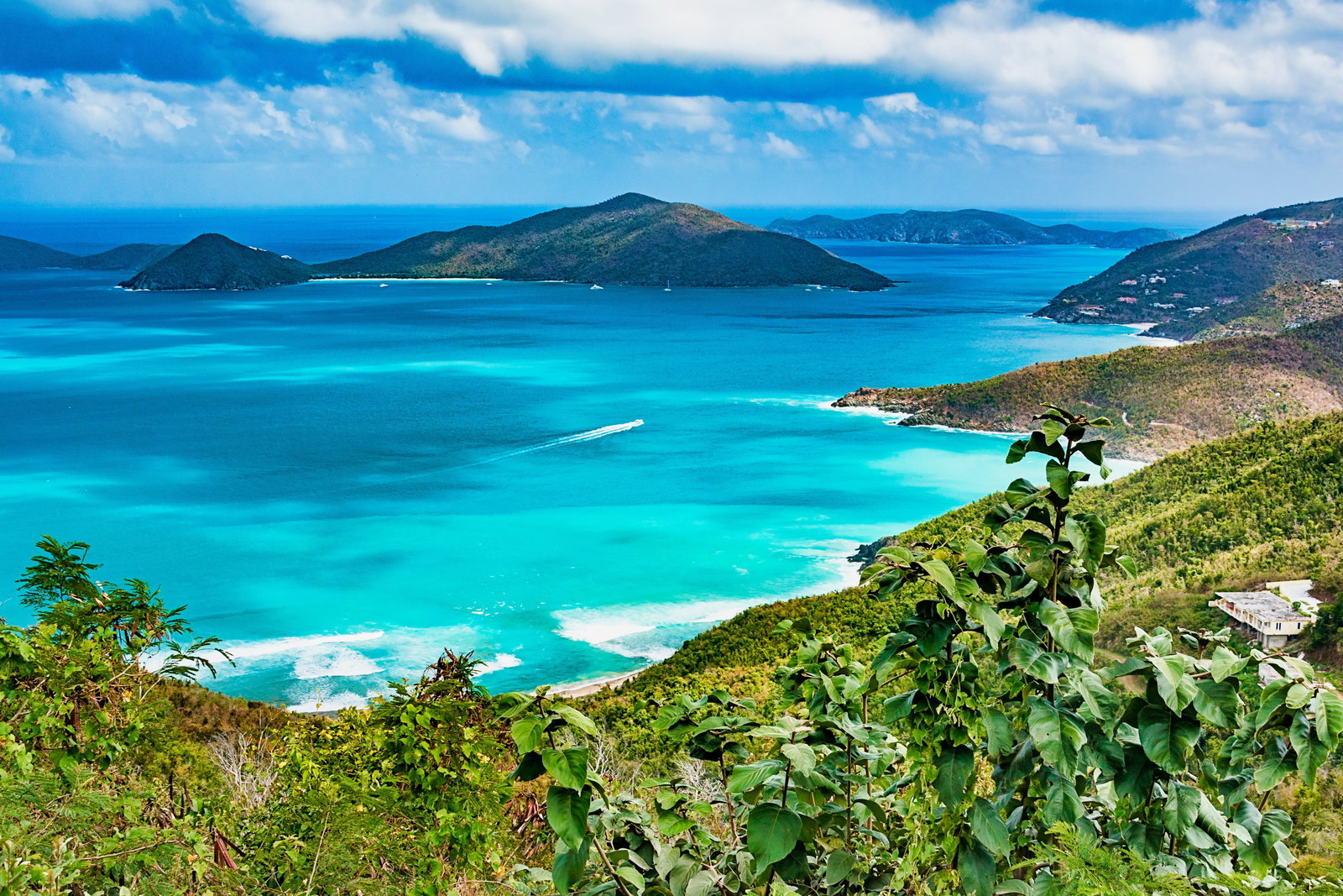 Landscape of Tortola, British Virgin Islands